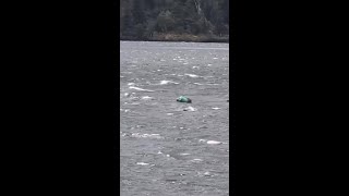 VIDEO Person missing after boat capsizes in Columbia River [upl. by Enaled]