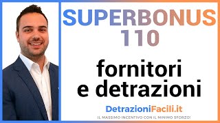 Superbonus 110 se i fornitori scelgono metodi diversi di detrazione [upl. by Edward]