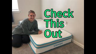 Linenspa 10 Inch Memory Foam and Spring Mattress Review [upl. by Winsor811]