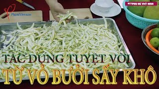 Tác Dụng Tuyệt Vời Từ Vỏ Bưởi Sấy Khô  Nội Trợ Thông Thái [upl. by Zerelda]