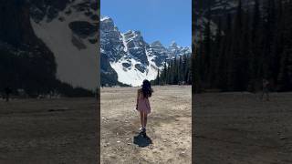 Moraine Lake albertacanada shorts [upl. by Ycnaffit]