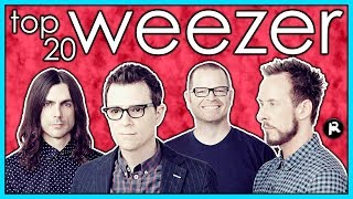 TOP 20 WEEZER SONGS [upl. by Oicatsana]