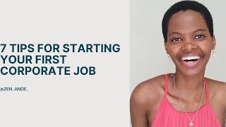 Advice for First Year SAICA Trainees  Tips For Your First Ever Corporate Job  CASA trainee [upl. by Mercola]