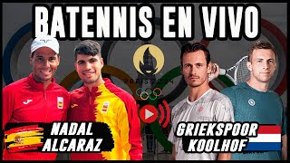 Nadal Alcaraz vs Griekspoor Koolhof  Tabilo Jarry vs Machac Pavlasek  Paris  Reacción en VIVO [upl. by Pagas]