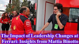 The Impact of Leadership Changes at Ferrari Insights from Mattia Binotto [upl. by Sylas485]