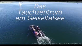 Das Tauchzentrum Geiseltal am Geiseltalsee in Stöbnitz UHD  4K [upl. by Ardnatal236]