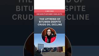 The Uptrend of Bitumen Despite Crude Oil Decline [upl. by Devon]