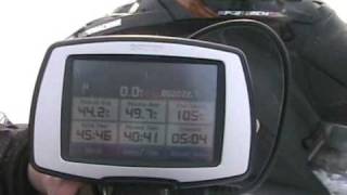 Polaris 800 X Beats Yamaha Apex in GPS top speed run [upl. by Ashil840]