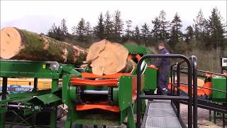 Posch K650 Firewood Factory Processor High Speed Production [upl. by Cruz104]