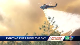 Cal Fire Aviation Department helping fight fires from the sky [upl. by Montanez]