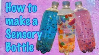 How to make a Sensory Bottle  Easy  Quick  DIY [upl. by Shargel]