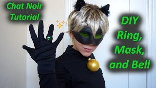 Cheap Chat Noir DIYs Chats Mask Ring and Bell Tutorials  JessIsAMess [upl. by Navlys]