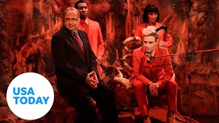 Jon Lovitz is Alan Dershowitz in hell on SNL  USA TODAY [upl. by Dranoel]