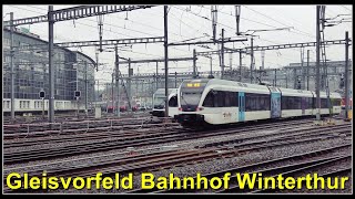 Zugsichtungen beim Gleisvorfeld des Bahnhof Winterthur Kanton Zürich Schweiz 2022 [upl. by Mitch]