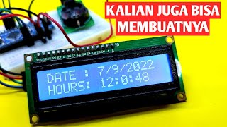 JAM DIGITAL INI BISA KALIAN BUAT DIRUMAH RTC DS1302 ARDUINO NANO [upl. by Inat]