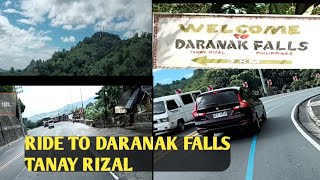 ride to Daranak falls Tanay Rizal 2024 [upl. by Shayn]