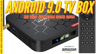 Android 90 TV Box X6 PRO 4GB RAM 32GB ROM [upl. by Ydoow]