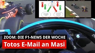 Toto Wolffs EMail an Michael Masi enthüllt Und was bedeutet das jetzt  ZoomF1Vodcast [upl. by Craggy]