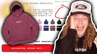 WAITI COPPED TWO Supreme Box Logo Hoodie Live Cop FW 21 [upl. by Gabey]