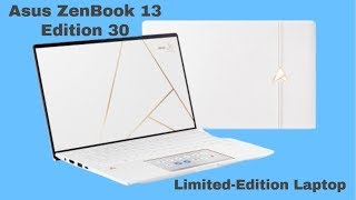 Asus ZenBook 13 Edition 30 Review  Limited Edition Laptop [upl. by Ecirehc]