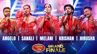 ඇන්ජලෝ සනලි මෙලනි ක්‍රිෂාන්හිරුෂ Group Songs  Dream Star Season 11 GRAND FINALE [upl. by Kalikow]