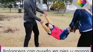 EJERCICIOS VESTIBULARES PARA NIÑOS FÁCILES Y DIVERTIDOS 🤸🏼‍♀😃 [upl. by Drofnelg270]