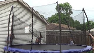 How to Set Up A Trampoline [upl. by Wesa138]