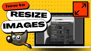 GIMP  How to Easily RESIZE IMAGES and Retain Quality [upl. by Ariad]