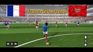 DLS 24 Highlights  France vs Arsenal  4K 60FPS Gameplay [upl. by Gaynor]