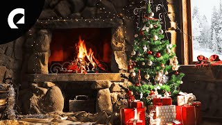 Christmas Pop Music with Fireplace Sounds to Raise Your Christmas Spirit 🎅 1 Hour [upl. by Dionisio]