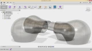 Modeling In Fusion 360 Freeform Modeling Example [upl. by Adnohser]