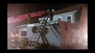 Working Commercial Building Fire Four Birds distillery 1901 Darby Rd Havertown PA [upl. by Daniyal]