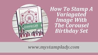 How To Ink Up A Stamp With Two Ink Colors Stampin Up [upl. by Nitram]