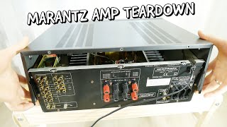 Marantz PM7200 amplifier Disassembly [upl. by Auhsaj234]