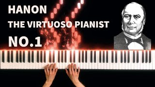 Hanon  The Virtuoso Pianist in 60 Exercises No1 [upl. by Yrekaz]