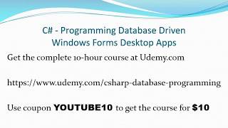 C Windows Forms Data Entry Project Part 11  Coding KeyPress Event [upl. by Scrope622]