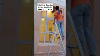 Sofa deep cleaning services in Al Ain Abu Dhabi sofacleaning alain abudhabi [upl. by Ernst641]