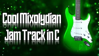 Cool Mixolydian Jam Track in C 🎸 Guitar Backing Track [upl. by Teiv]