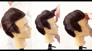 Modern Pompadour Haircut amp Hairstyle Tutorial  Perfect Mens Short Haircut [upl. by Alissa]