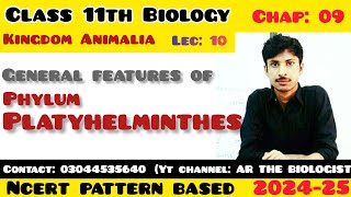 General characterstics of Phylum Platyhelminthes Kingdom Animalia Invertebrates XI Zoology [upl. by Amathist]