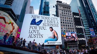 Post Malone Free Concert at Times Square NYC Full Performance [upl. by Enotna]