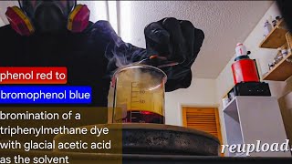 bromophenol blue from phenol red bromination and interesting conversion between two indicator dyes [upl. by Behlau]