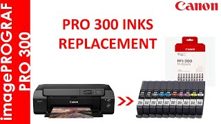 imagePROGRAF PRO300 INK REPLACEMENTS [upl. by Parish]