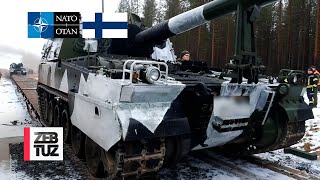 NATO Northern Front Howitzers Massive Deployed During Major Military Exercise in Finland [upl. by Hartmann]