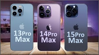 iPhone 15 Pro Max Vs iPhone 14 Pro Max Vs iPhone 13 Pro Max COMPARISON [upl. by Colas515]