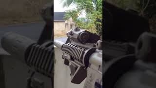 M16 dcobra sangar abis airsoft [upl. by Auvil]