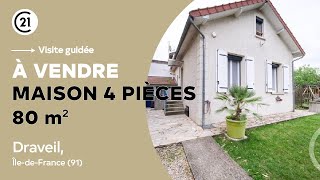 Maison 4 pièces 80 m²  Draveil ÎledeFrance 91  Century 21 Avantage Immo [upl. by Jehoash288]