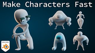 Fast Character Modeling with the Skin Modifier in Blender [upl. by Quinton]