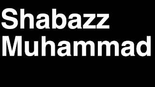 How to Pronounce Shabazz Muhammad Minnesota Timberwolves NBA Draft Pick Player [upl. by Ratcliffe]