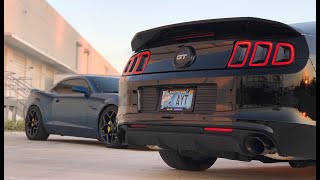 S197 Mustang GT VS 5th Gen Camaro SS [upl. by Yetti367]